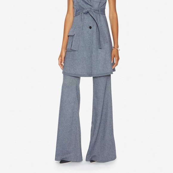 MARISSA WEBB Catrall Wide Leg Pant in City Shadow - Picture 2 of 4